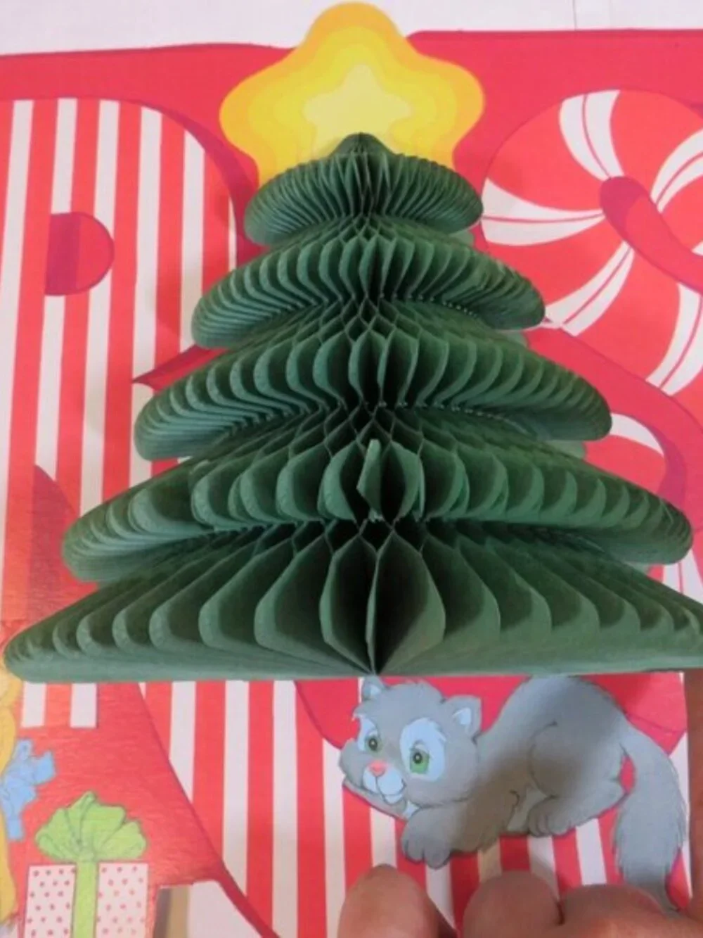 Vintage Christmas Classroom Bulletin Board Die Cut Honeycomb Decor 6 Piece Lot